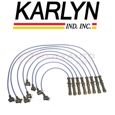 Karlyn Spark Plug Wire Set for 1992-1995 Ford Crown Victoria - Ignition ma Foto 1 de 4
