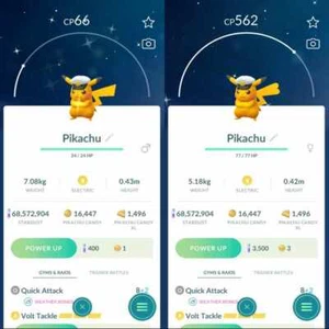 Pokemon Shiny Pikachu Captain Hat - TRA'DE GO - Read Description - Picture 1 of 4