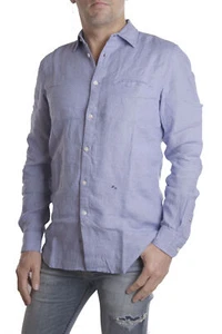 Diesel S-SAKA Shirt Men's Shirt Blue - Picture 1 of 3
