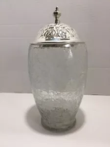 Barattolo in vetro crepitante decorativo con coperchio - Foto 1 di 4