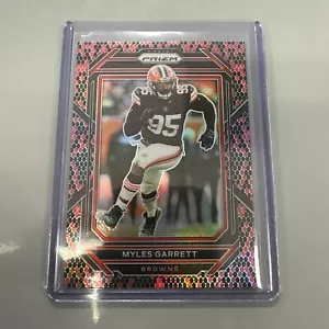 2022 Panini Prizm Myles Garrett Snakeskin Case Hit Cleveland Browns #72 Card - Picture 1 of 2