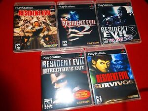 EMPTY Replace Case RESIDENT EVIL 1 2 3 DIRECTOR'S CUT Survivor PS1 PLAYSTATION 1