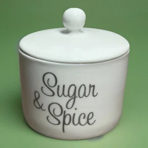 Kitchen ‘Sugar & Spice and Everything Nice’ Storage Canister with Lid - Picture 1 of 11