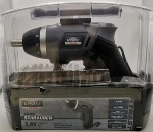 KYNAST Mini Akkuschrauber 3,6V Lithium- Ion mit Gelenk & Zubehör - Bild 1 von 2