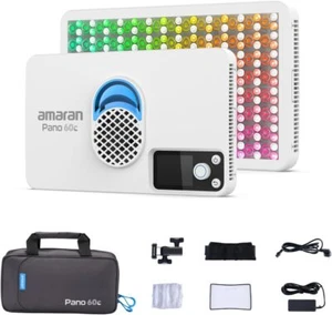 Aamara Pano 60c RGB Full Color LED Panel Video Light Studio Photography Lighting - Picture 1 of 10