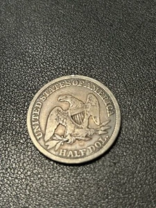 1855-O Seated Liberty Silver Half Dollar High Grade Old US Coin - Picture 1 of 2