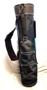 Mizuno Lightweight Carry Golf Bag (Teal & Black) 3 Dividers & 5 Zippered Pockets - Picture 1 of 9