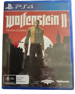 Sealed Genuine PlayStation 4 PS4 Wolfenstein II 2 New Colossus PAL AUS CIB - Picture 1 of 3