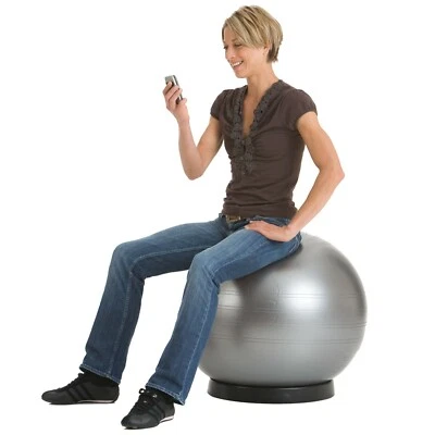 TOGU® | ABS-Sitzball für den Arbeitsplatz | Gymnastikball | blau oder silber