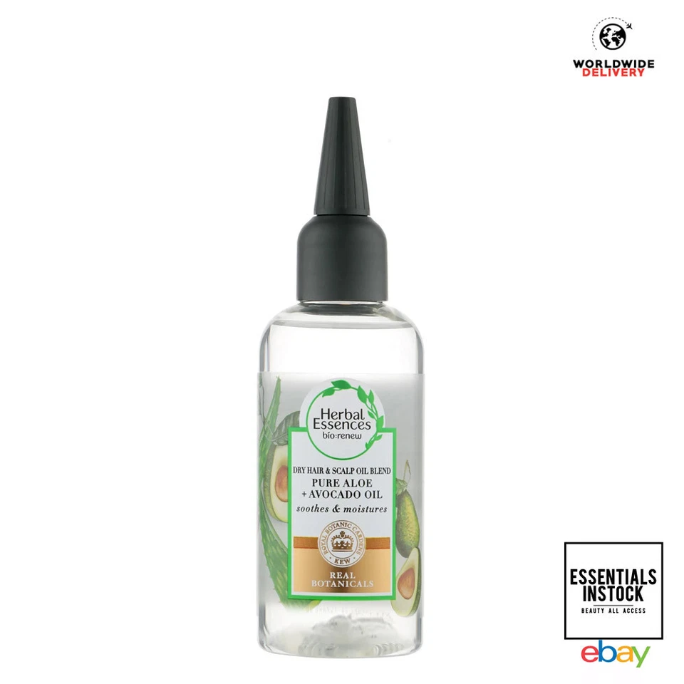 Herbal Essences Dry Hair & Scalp OIL BLEND Pure Aloe Avocado Oil 100ml - Image 1 of 1