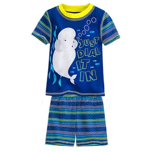 Disney Store Pixar Finding Dory Bailey Cute Pajamas PJ's Set Boys Size 3 4 5 7 - Picture 1 of 3