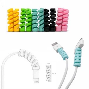 Lot 2X Protection câble embout Protecteur Universel Iphone Samsung écouteurs - Photo 1 sur 14