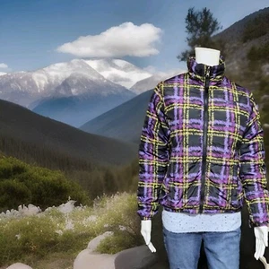 Chaqueta acolchada multicolor para mujer The North Face. 3 bolsillos y broches de presión para guantes - Imagen 1 de 24