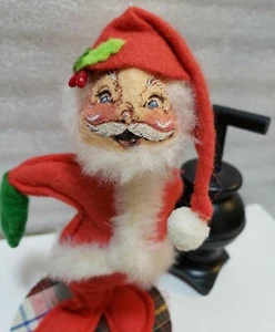 Vintage Annalee Ornament Santa With Stove USA Made 5.5" Tall 1981 Pre-owned - Picture 1 of 9