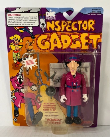 Inspector Gadget Go Go Expanding Neck Figure 1992 Grand Toys/Canada Version Cover