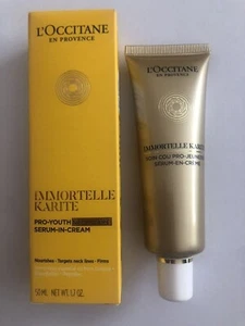 L'occitane immortelle Karite Pro-youth Neck Care Serum In Cream 50ml ~ FREE P&P - Picture 1 of 1