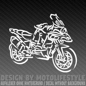 R1200GS Adventure Calligraphy Vinyl Aufkleber Decal 13x10cm - Picture 1 of 3