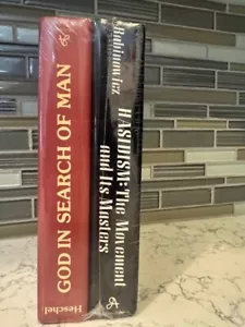 2 Sealed Brand New Heschel & Rabinowicz HB Books Hasidism ~ God In Search of Man - Picture 1 of 3