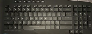 ASUS ROG G703 BACKLIT LAPTOP KEYBOARD SINGLE KEYS KEYCAPS (G703GX/G703GI/G703VI) - Picture 1 of 4