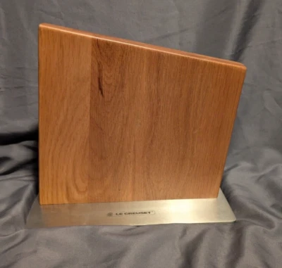 Le Creuset Magnetic Knife Block Wood and Stainless Steel - Image 1 of 4