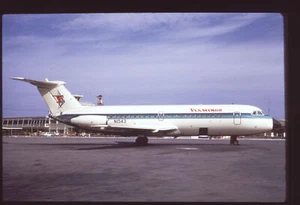 Dupe 35mm airline slide Flamingo Airlines BAC 1-11-203AE N1543 - Picture 1 of 1