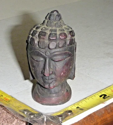 Estatuilla pequeña de cerámica de colección BUDDHA HEAD Foto 1 de 4