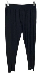 Nike Youth Girls Black Leggings Size XL GUC Made In USA - Picture 1 of 12
