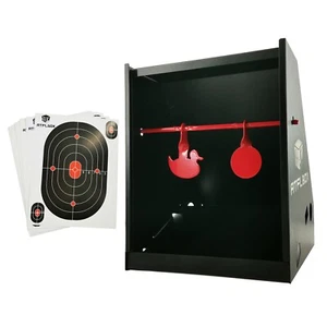7x 9 Inch BB Gun Target Trap with 10pcs Paper Target and Spinning Targets - Picture 1 of 6
