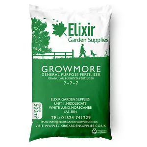 More details for elixir growmore 07-07-07 special blend all round general purpose fertiliser 25kg