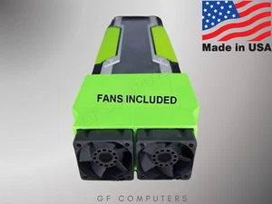 NEW! Nvidia Tesla GPU Fans Shroud K80 K40 V100S Accelerator Card AI - Picture 1 of 33