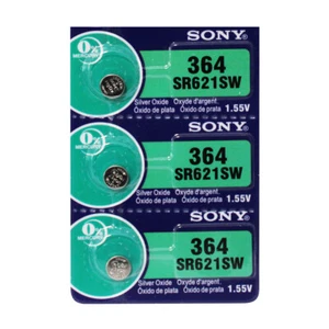 Sony 364 SR621SW Watch Battery 3Pc (Exp. 10/2028) - Picture 1 of 1