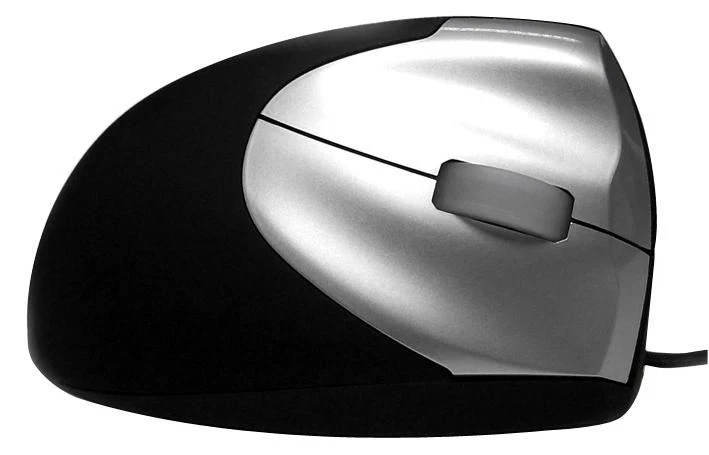 ACCURATUS - USB Vertical Mouse 2 - 1600 DPI Black/Silver - Image 1 of 1