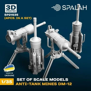 Modelos DM12 (4 piezas) Kit Modelo Escala 1:35 Spalah SP21535 - Imagen 1 de 1