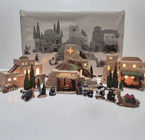 Abt. 56 kleine Stadt Bethlehem Serie Krippe Erbe Dorf Weihnachten - Bild 1 von 19