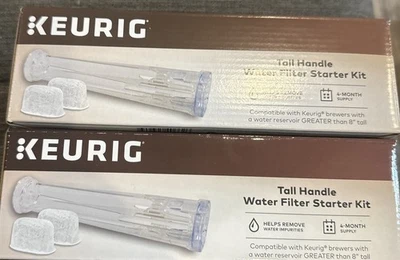 2 X kit de filtro de água de cabo alto com 2 filtros de substituição para cafeteiras - Imagem 1 de 4