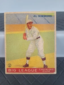 1933 Goudey #35 Al Simmons Chicago White Sox HOF - Picture 1 of 2