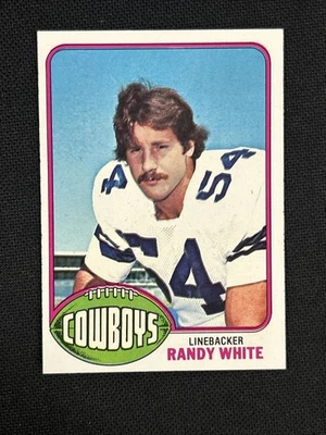 1976 Topps Football #158 Randy White RC Rookie EX-MT+ Dallas Cowboys HOF *171 - Image 1 of 2