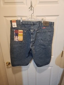 Pantalones Cortos Jeans Wrangler Calce Relajado Talla 42 Nuevos - Imagen 1 de 6