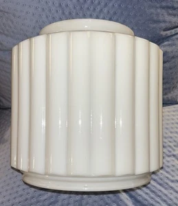 VINTAGE ART DECO ARTS AND CRAFTS PENDANT LIGHT GLOBE NO REFRACTOR 6" FITTER - Picture 1 of 6