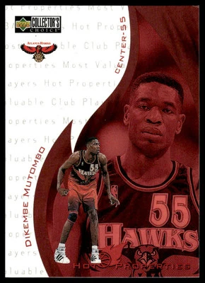 1997-98 Collector's Choice #356 Dikembe Mutombo Atlanta Hawks - Image 1 of 2