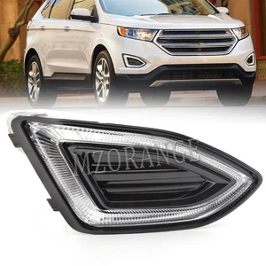 Right LED DRL Front Bumper Fog Light Driving Lamp For Ford Edge 2015-2017 2018 - Foto 1 di 11