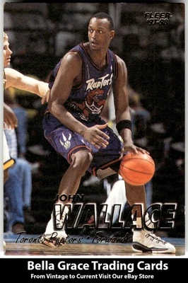 Baloncesto de la NBA Fleer John Wallace #239 Toronto Raptors 1997-98 Foto 1 de 2