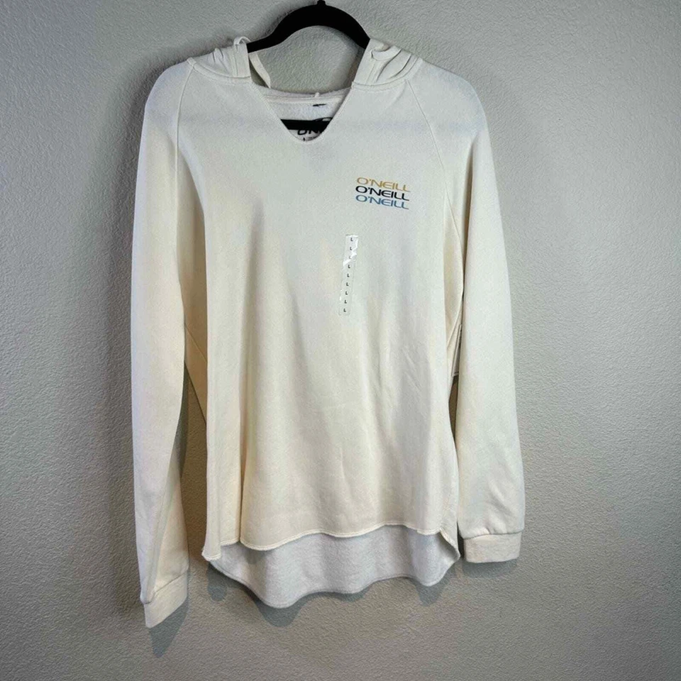 Sudadera con Capucha O’Neill Estampada Wave Wash Crema Foto 1 de 4