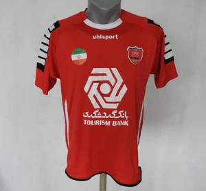 Persepolis F.C Home Jersey Uhlsport #99 Red Shirt Size M Football Iran Soccer - Picture 1 of 5
