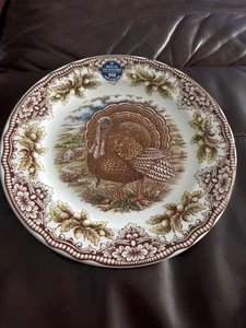 NEW ROYAL STAFFORD Homeland THANKSGIVING TURKEY 11" Dinner PLATE (s) - Picture 1 of 5