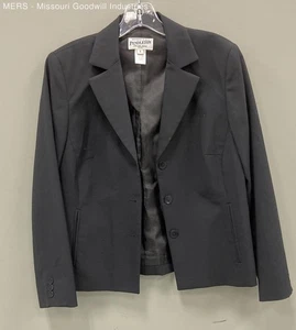 Pendleton Women's Charcoal Blazer Jacket Size 6 - Picture 1 of 4