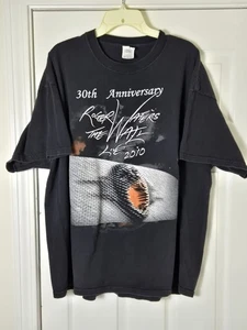 Roger Waters The Wall Live 2010 Tour T-Shirt 2-Sided Size 2XL XXL Pink Floyd - Picture 1 of 5