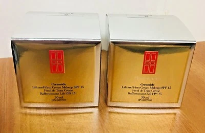 ELIZABETH ARDEN CERAMIDE LIFT AND FIRM MAKEUP SPF 15 (Mocha II) 1 oz. X 2 #Eam-1 - Image 1 of 2