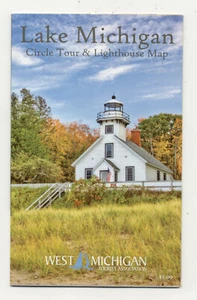 Mapa del faro del lago Michigan y recorrido circular - Imagen 1 de 3