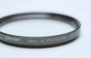 Tiffen 58mm UV Protection Lens Filter for Canon Rebel 18-55 - Picture 1 of 1